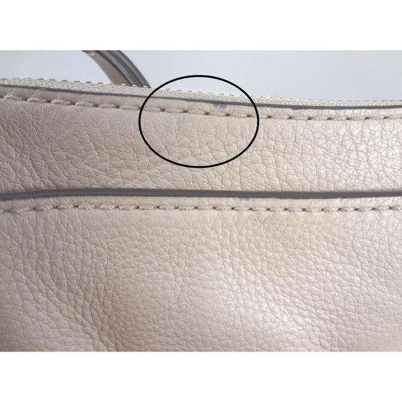 Michael Kors Camden Small Studded Dusty Pink Leather Pouchette Shoulder Bag - Picture 11 of 12